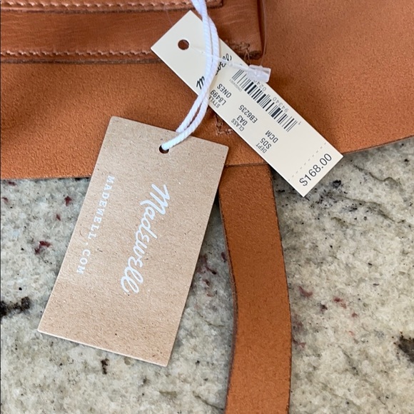 Madewell Classic Leather Tote, NWT! - Picture 6 of 6